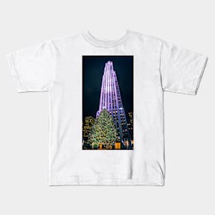 Skyscraper and Tree Kids T-Shirt